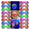 Gafas De Fiesta Gafas Luminosas Retro Fiesta Color Ferwatg