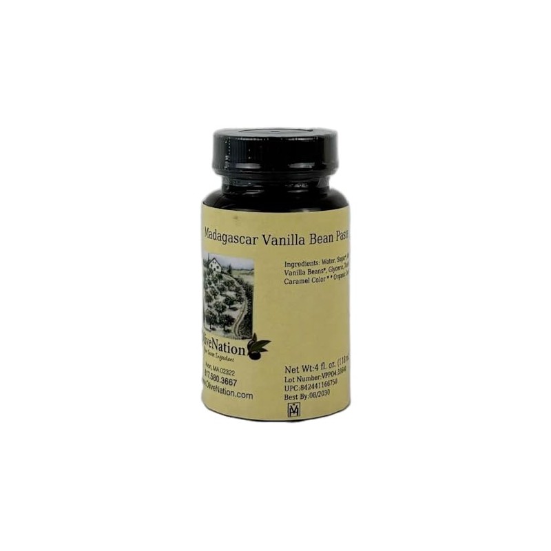 OliveNation Madagascar Vanilla Bean Paste - Thick Texture Premium Vanilla