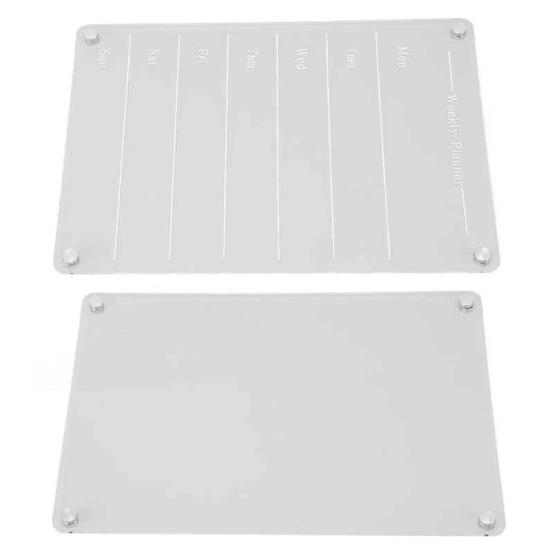 13 X 9.1in Magnetic Dry Erase Calendar Acrylic Planning Bord