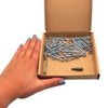 SKIR'CO Pack of 50 Galvanised Steel Wood Screws 3.5 x