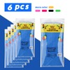 YANGTE 6 Pack Tablecloths Plastic Rectangle Table Covers 54 x