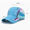 Men's or Women's Baseball Cap Summer Running Hat Quick Drying