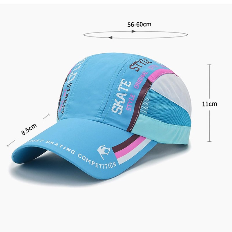 Men's or Women's Baseball Cap Summer Running Hat Quick Drying