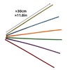6Pcs Acrylic Round Rod Clear Fiber Optic Rod Acrylic Sticks