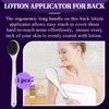 Lotion Applicator for Back - Long Handled Sponge for Easy
