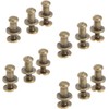 Mgoodoo Pack of 12 Mini Box Jewellery Cabinet Knob Antique
