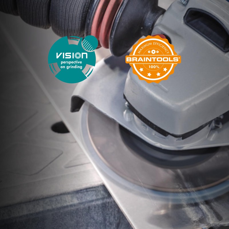 RHODIUS Vision Pro, 10 pieces, diameter 125 mm, K60 flap