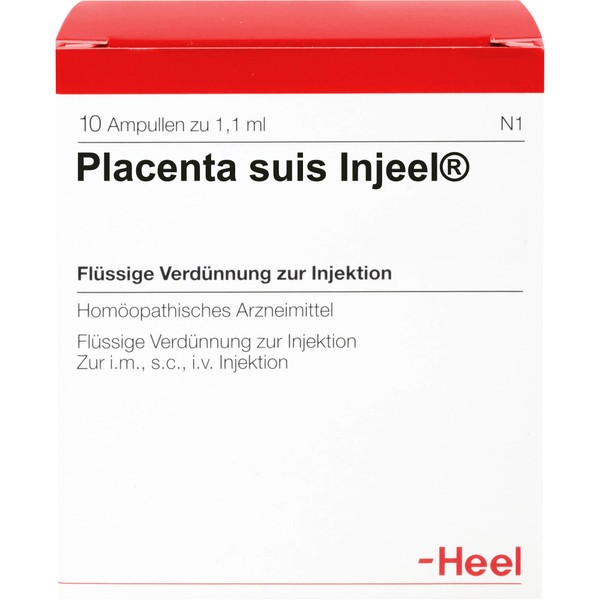 Placenta suis Injeel Amp., 10 St AMP