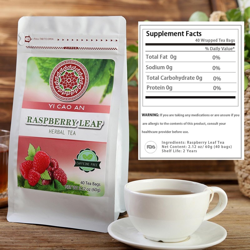 YI CAO AN Raspberry Leaf Herbal Tea – 40 Tea