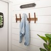 Drakestone Designs 24-Inch Mid Century Coat Rack with 5 Wooden