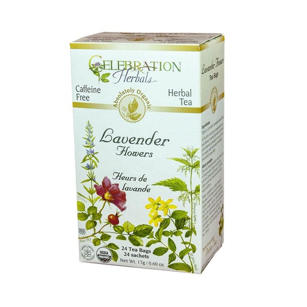 Celebration Herbals Organic Lavender Flowers Tea 24 bags