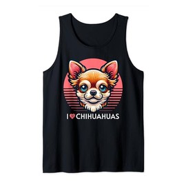 I Love Chihuahuas | Chihuahua Dog Tank Top