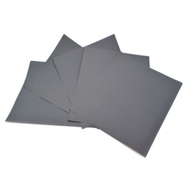 230 x280mm Sandpaper Pack of 5 Sheets -Grit 2000 Waterproof Paper Wet/Dry Silicon Carbide
