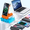 300W Charging Station for Multiple Devices Apple,Orange