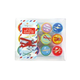 TINYMILLS 12 Pcs Airplane Stamp Kit for Kids