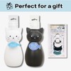 Cat-Shaped Dispenser 32 oz/950㎖ White & Black with 3 Dispenser