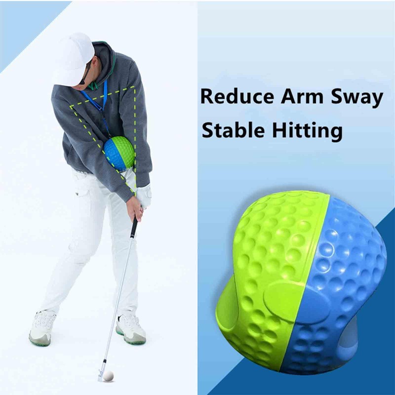 Golf Swing Training Aid Ball Between Arms ，Optimize Impact Accuracy