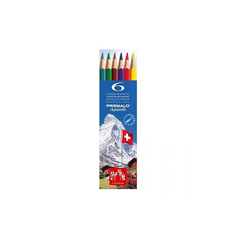 Caran D'ache Prismalo Colour Pencils (Pack of 6)