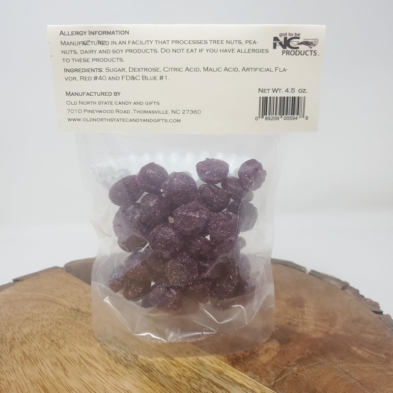 Wicked Sour Grape Hard Candy Drops 3 PACK of 4.5