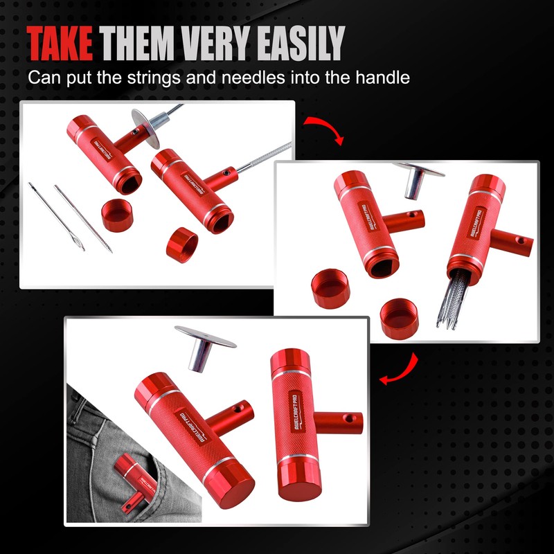 Heavy Duty Tire Repair Tools Kit - 108 PCS Set