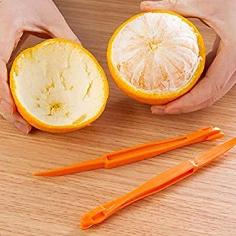 Orange Peeler Tools Citrus Peel Cutter Plastic Easy Fruit Vegetable