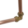 Pipestation® 15mm Brass Compression Elbows Angled Pipe Connectors for Copper