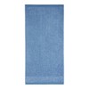 herzbach home Hand Towel Set 100% Cotton Patterned (Blue/White, 2