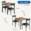 IDEALHOUSE Dining Table Set for 2, Kitchen Table and Chairs