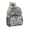 ECO CHIC Lightweight Foldable Water Resistant Mini Backpack Folds Into