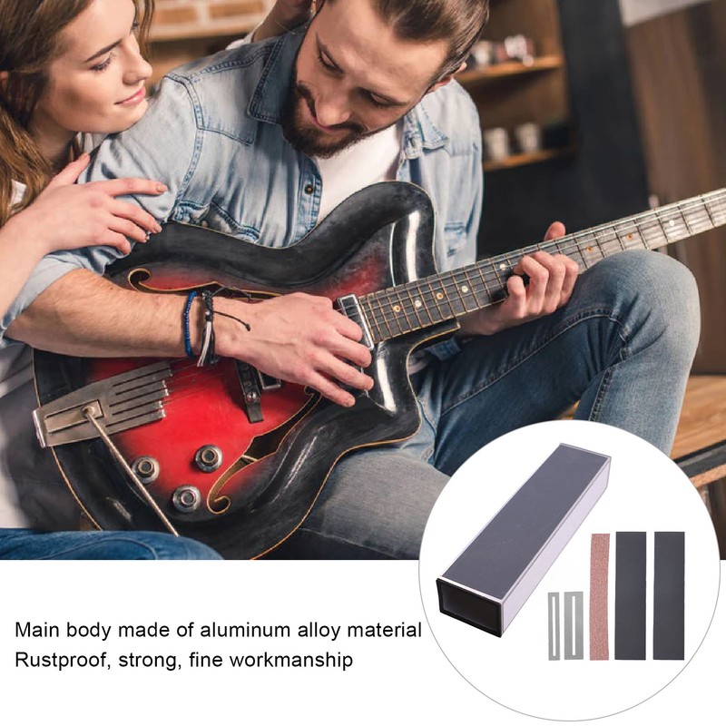 Guitar Fret Leveling File Acoustic String Sanding Beam Sandpaper DIY