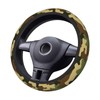 Military Army Green Camo Elastic Steering Wheel Cover Universal 15