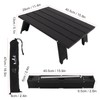 ShineTrip Folding Beach Table with Storage Bag Aluminum Alloy Portable