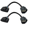 Micarun 2 Pcs HID to Halogen Headlight Adapter Headlamp Conversion
