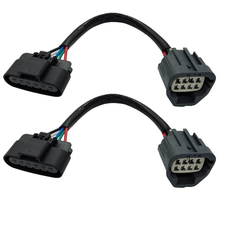 Micarun 2 Pcs HID to Halogen Headlight Adapter Headlamp Conversion