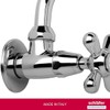 Schläfer 3460310 | Outlet Valve, Chrome-Plated Brass Body, Wall Mounting,