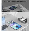 40W Fast Charging Station,Desk Clamp Power Strip,4 USB-C Ports &