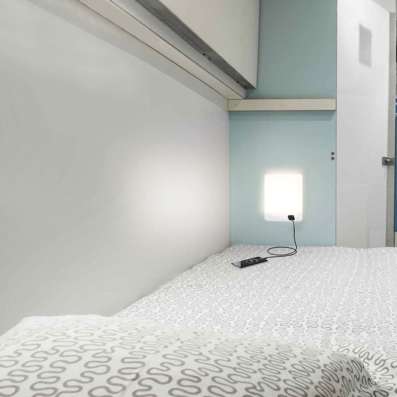 Facon 12V LED Ceiling Dome Light with USB Charger, High