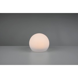 Reality Leuchten Melo R55326101 Solar LED Outdoor Light Plastic White Includes 0.5 Watt LED with Colour Changer Remote Control