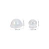 Operitacx Large Flower Bead Caps Hole Crystal Jellyfish Beads for