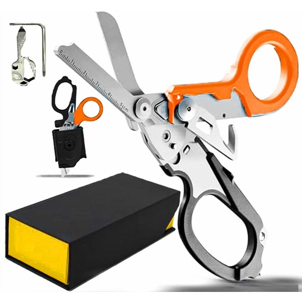 MAD Spark Raptor Rescue Shears – 6-in-1 Emergency Trauma Scissors