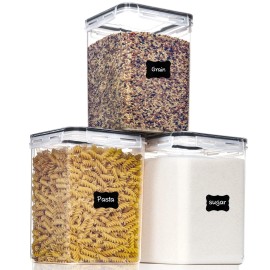Pantrystar Large Food Storage Containers with Lids Airtight 5.2L /176Oz, for Flour, Sugar