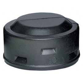 Corrugated Drain End Cap, 4 in. L, Single