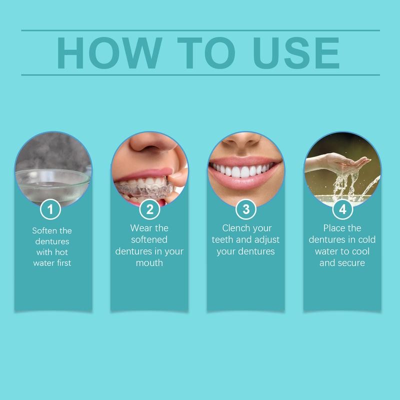 Oralhoe Adjustable Buckle Dentures, Comfortable Adjustable Dentures To Fit The