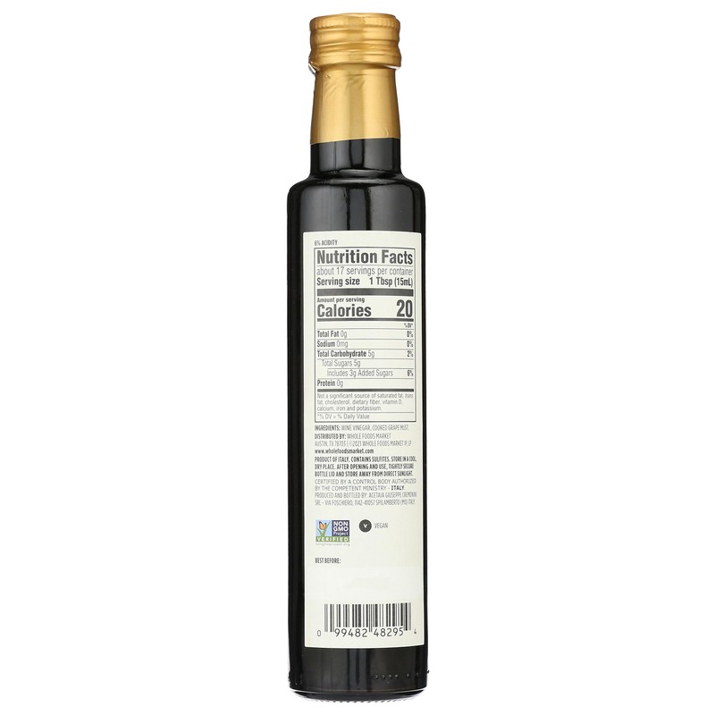 Whole Foods Market, Aged Balsamic Vinegar of Modena, 8.5 Fl