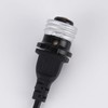 DiCUNO UL Listed E26 Light Socket to Plug Adapter, 2