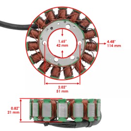 Caltric Stator Regulator Gasket For Kawasaki Brute Force 750 KVF750 L G H J 4X4I 2012-23