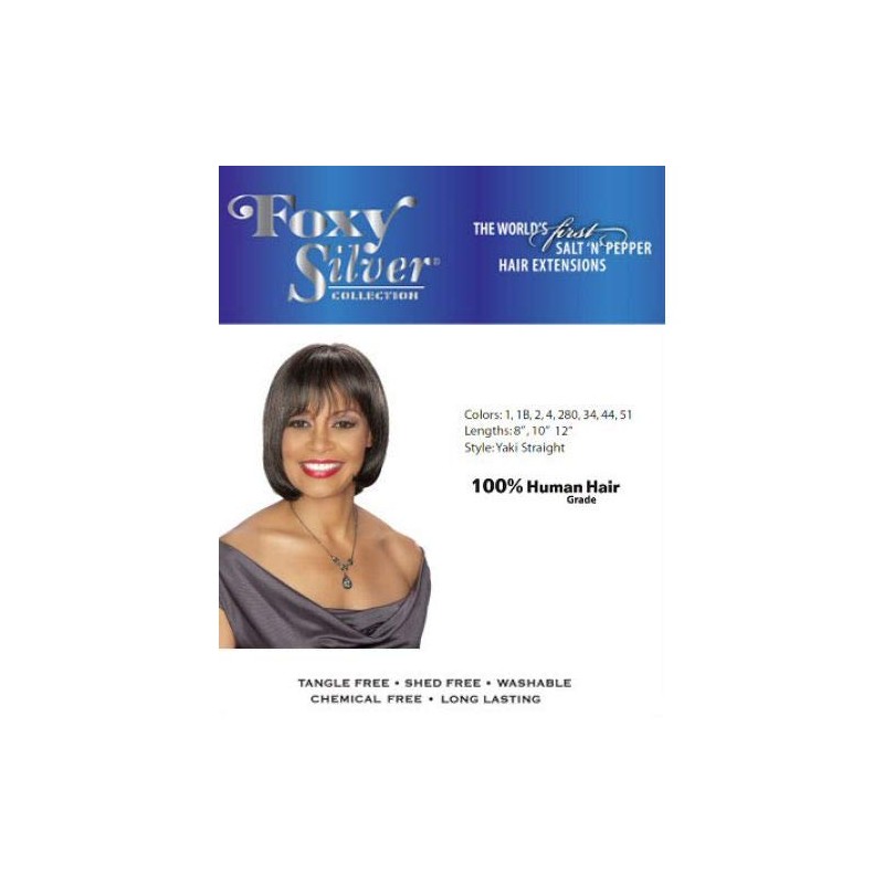 Foxy Silver (Weave - HH Yaki Straight) 08 inch -