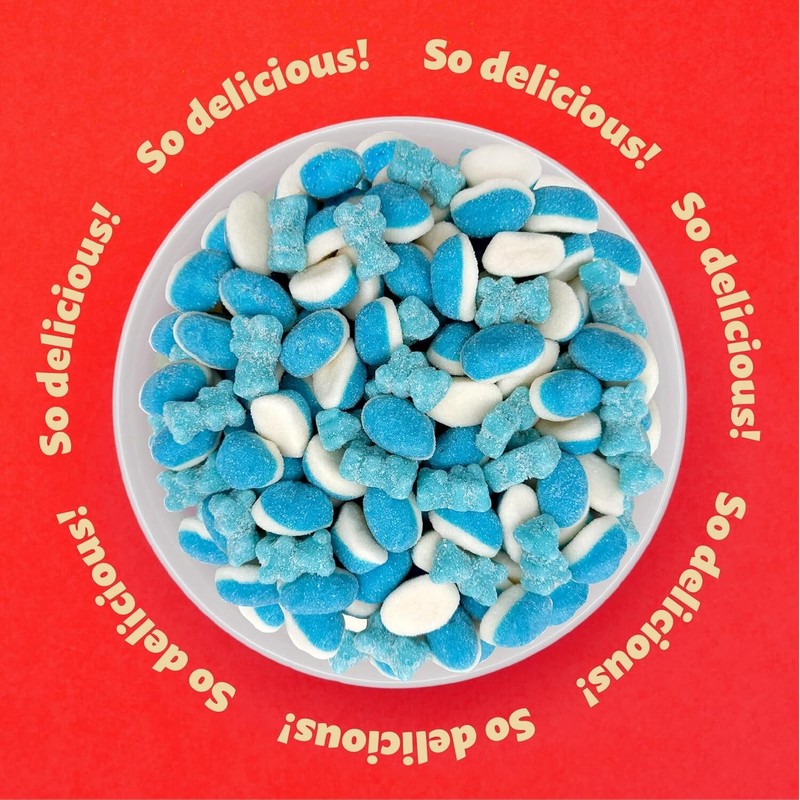 iLike! Blue Gummy Candy Mix | 2-Pound Bag | Blue