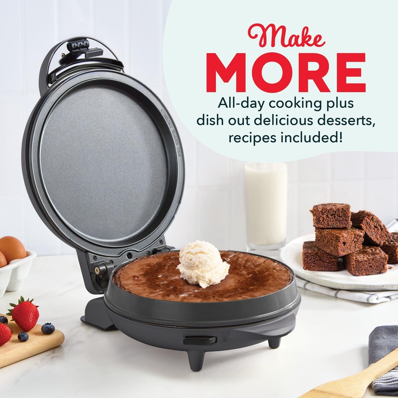 Dash MultiMaker Max Cooking System, 10" Waffle, Griddle, Deep Dish
