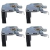 Universal Brackets (Pack of 4, Galvanised) for Blinds with 25
